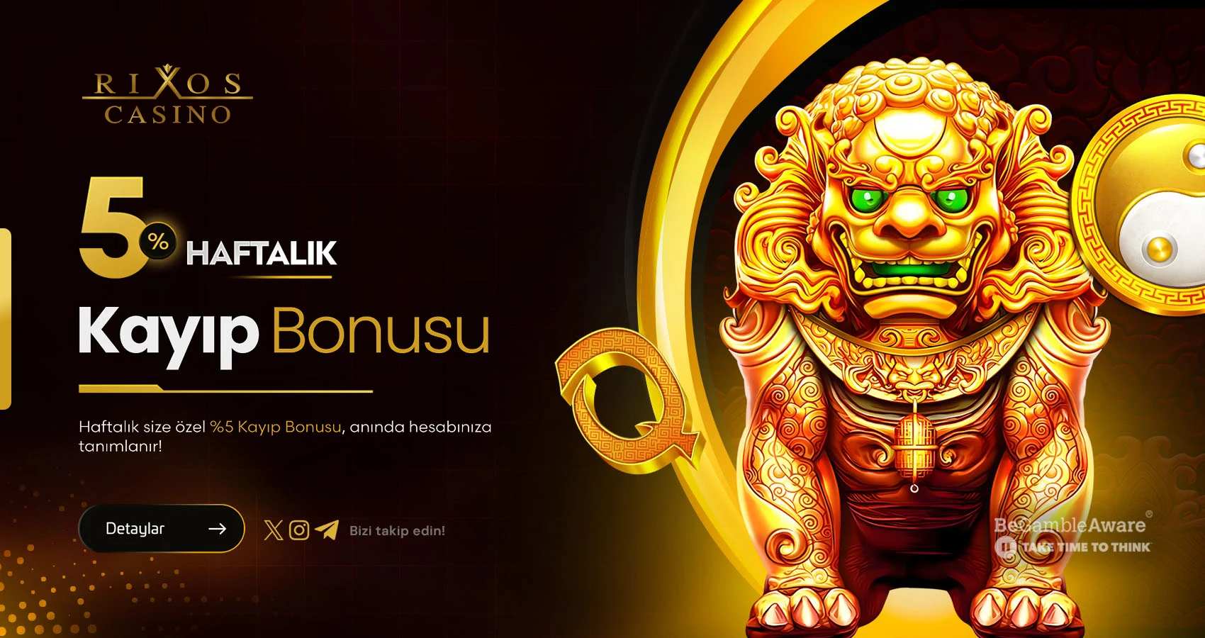 HAFTALIK %5 KAYIP BONUSU