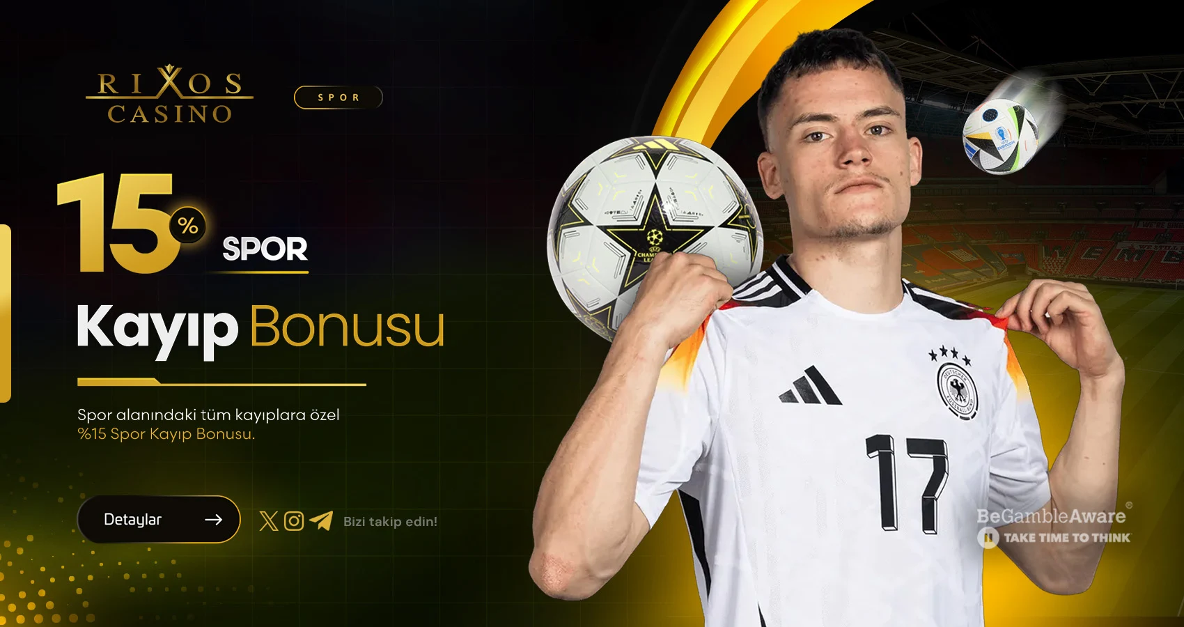 %15 SPOR KAYIP BONUSU